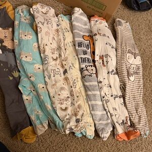 Gerber Baby One Pieces Footies - Multicolor Animal Prints